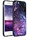 BENTOBEN iPhone 6S Case,iPhone 6 Case,iPhone 6S Space Case, Nebula Space Universe Print Slim 2 in 1 Hybrid Hard PC Flexible TPU Anti Slip Drop Proof Protective Case for iPhone 6/6S Purple Nebula