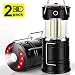 EZORKAS 2 Pack Camping Lanterns, Rechargeable Led Lanterns, Hurricane Lights with Flashlight and Magnet Base for Camping, Hurricane, Hiking, Emergency, Outage primary