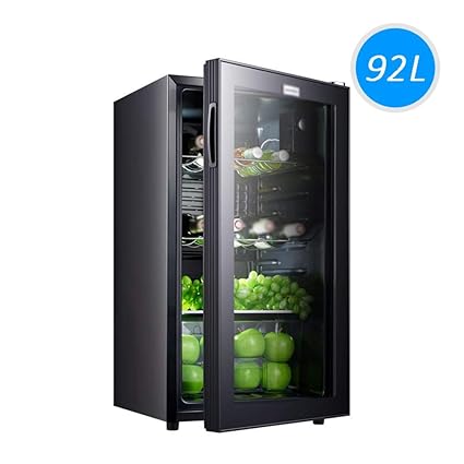 Amazon.es: WYJW 92l Pequeño Mini Enfriador de Vino Congelador ...
