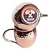 Mulenir Moscow Mule Mugs - Pair of Copper Mugs Styled with a Hammered Finish - Welded Handles - Lined with Food Safe Stainless Steel- Includes Mule Recipe Book - Great Gift for Weddings and Holidays