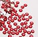 1440pcs Flat Back Rhinestones Round Brilliant 14 Cut 3mm - 10ss Deep Red