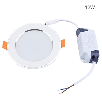 Riuty Luz de Techo de 12W LED, luz AC85-265V del Sensor de Movimiento del Cuerpo Humano del Panel de Techo del Sensor del LED PIR: Amazon.es: Hogar