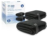 Fette Filter Pack of 2 Carbon Pre-Filter Rolls | Compatible with Honeywell HRF-AP1, Filter A - Makes Up to 8 Air Filters Each Roll | Universal Pre Filters Capture Impurities & Removes Odor