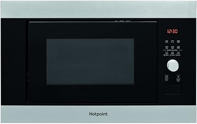 Hotpoint 25L 900W Built-in Microwave with Grill - Stainless Steel Model
