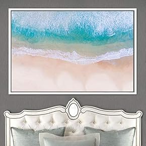 signwin Framed Canvas Wall Art Coastal Freedom Aerial...