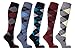 socks n socks - Women's 5-pair Argyle Design Turkish Cotton Knee high Socks