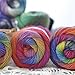Celine lin One Skein 100% Wool Rainbow Series Hand Knitting Yarn 50g,Multi-colored04