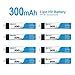 BETAFPV 8pcs 300mAh HV 1S Lipo Battery 30C 4.35V with JST-PH 2.0 Powerwhoop Connector for Tiny Whoop Blade Inductrix primary