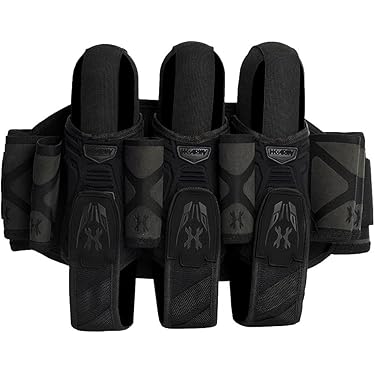 Pack De 5 Harnais Paintball Avec Pods – Ceinture Porteuse Noir, équipement Complet