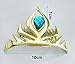 Cokos Box Elsa Coronation Dress Costume + Cape + Gloves + Tiara Crown (8 Years, Blue-Purple)