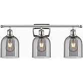 Innovations Lighting Bella - 3 Light Bath Vanity in Industrial Style-10.5 Inches Tall and 25.5 Inches Wide-Polished Nickel Fi