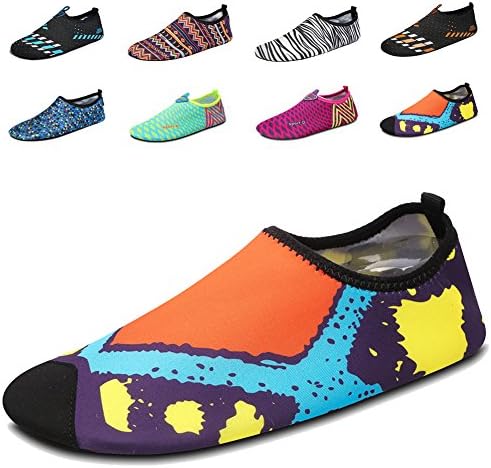 LAROK Men and Women's Quick-Dry Sport Barefoot Water Shoes Aqua Socks for Beach Surf Yoga Exercise