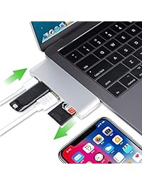 USB Type C Hub Adapter   5 in 1 USB Multiport with 2 USB 3.0 Ports, SD Micro SD Card Reader, PD Charging Port,USB 3.0 Hub for MacBook Pro Air 2018, XPS & More Type C Devices   Aluminum