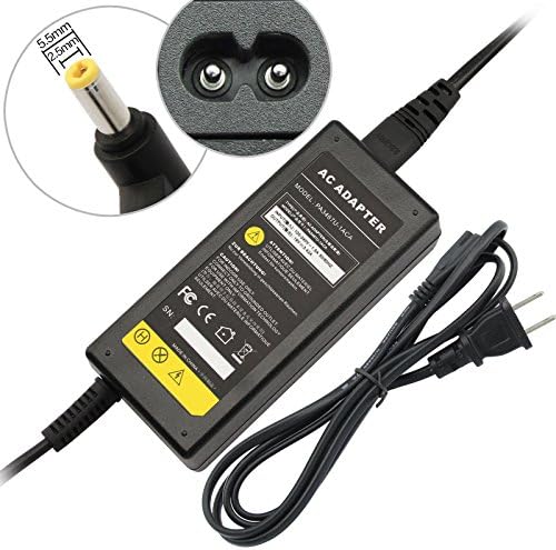 65W AC Power Adapter/Battery Charger for Toshiba Satellite A105-S101 A105-S1712 A110 A135-S7403 A665-S5170 C655 C655D-S5085 L455-S5000 L505-S5966 L505-S5988 L655-S5096 L655D-S5050 M115-S1061 P205