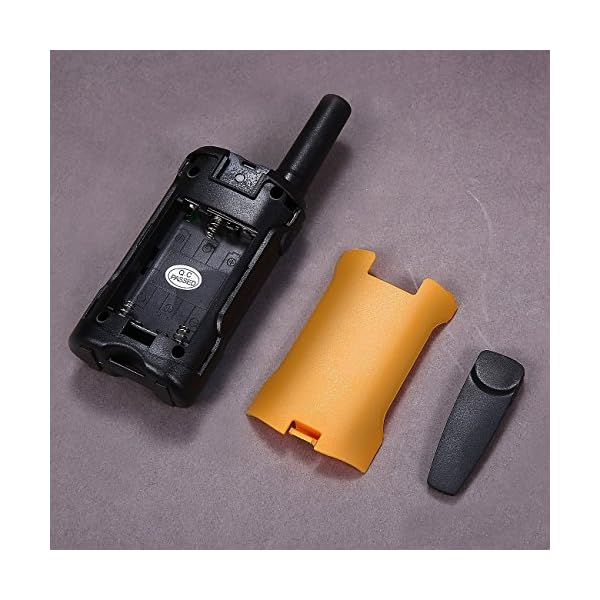 Kids-Walkie-Talkies-UOKOO-4-Mile-Range-22-Channel-FRSGMRS-Pair-of-Walkie-Talkies-for-Kids-Toys-1-Pair-Yellow