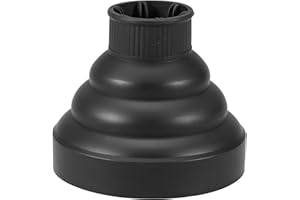 Foldable Hairdryer Diffuser, Collapsible Silicone Hair Dryer Diffuser Cover Attachment Hot Air Diffuser Hair Tools for Coarse