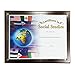 SHOP AWARDS AND GIFTS 8.5 x 11 Certificate Frame Holder, Slide in Wall Plaque Display, 10.5 x 13 Inch Board, Multiple Colors (Walnut)