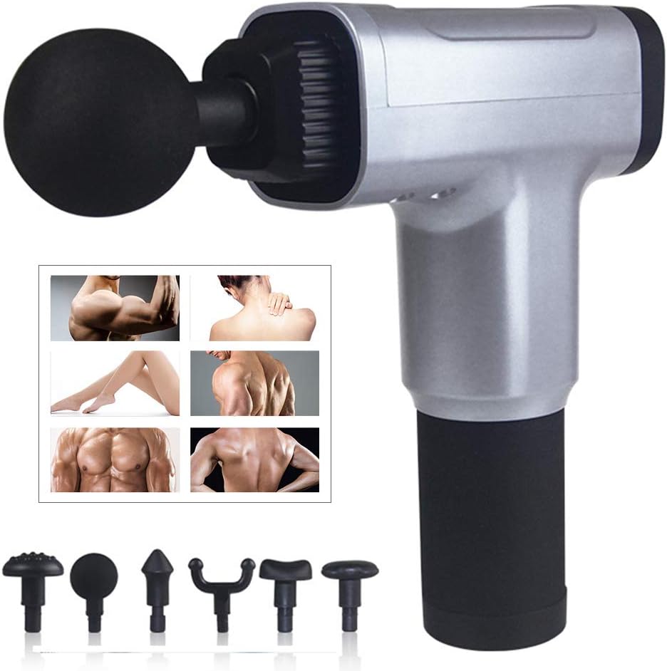 Massage Gun Featuring Quiet Glide Technology Fascia Gun Handheld Percussion Massage Device