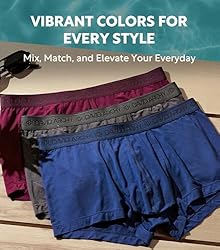DAVID ARCHY Men's Dual Pouch Underwear Micro Modal