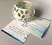 Smiling Wisdom - Leaf Candle Glass Votive Holder & Candle - Appreciation Thank You - You Make an Extraordinary Difference - Teacher Caregiver Volunteer Recognition Valentine - White Turquoise Gold