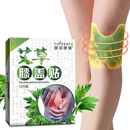 Starmood 12pcs Knee Pads Wormwood Extract Health Care Detox Moxibustion Relax Patch
