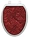 Toilet Tattoos, Toilet Seat Cover Decal,Bordeaux, Size Elongated