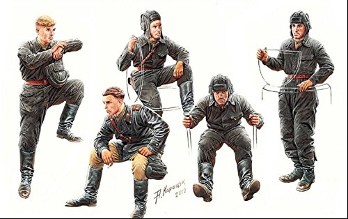 SOVIET TANK CREW, 1943-1945 5 FIGURES 1/35 MASTER BOX 3568