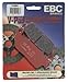 EBC Brakes British Made Semi-Sintered V-Pads FA196V to Fit BUELL,INDIAN,HONDA,LYNDALL BRAKE CALIPERS,LEXMOTO,TRIUMPH HINCKLEY PRODUCED MACHINES,KAWASAKI,VICTORY,SUZUKI,YAMAHA