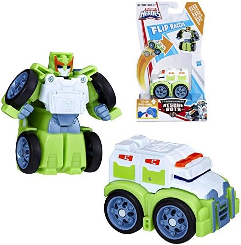 Medix the Doc Bot Transformers Playskool Heroes Rescue Bots Flip Racer 2.5"