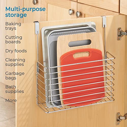 iDesign Classico Metal Over the Kitchen Bakeware Organizer