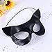 LUOEM Black Eye Half Face Mask Sexy Mask Halloween Costumes for Halloween masquerade Costume Party Ball Fancy Dress (Black)