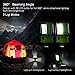 SOLLED 600lm Rechargeable LED Camping Lantern, Portable Water Resistant Tent Light with 2 Detachable Flashlights Torches USB Cable Car Charger Compass for Outdoor Camping Hiking Emergency