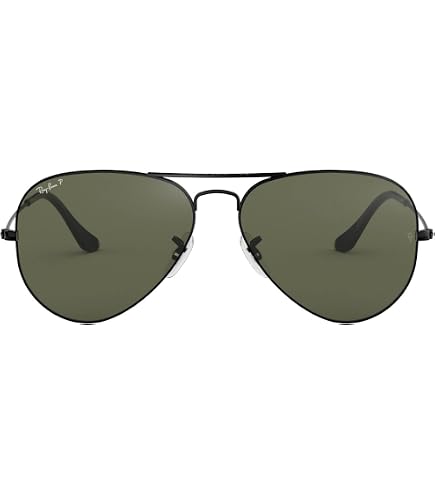 Ray-Ban RB3025 Classic Aviator Sunglasses, Black/Clear Gradient