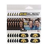 Iowa Hawkeyes Eye Black (24 Strips)