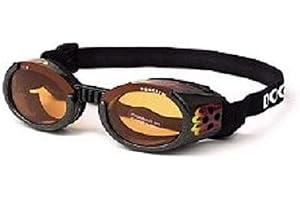 Doggles ILS Large Racing Flames Frame and Orange Lens