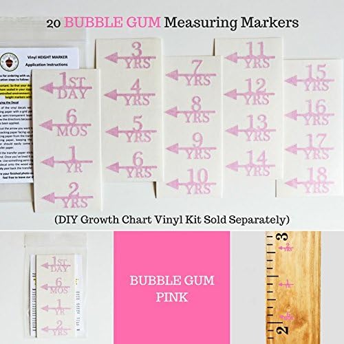 Little AcornsADD ON - DIY Vinyl Growth Chart Ruler - Height Marker Arrows ONLY