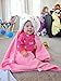 Plush Baby Blanket for Boy or Girl. Super-Soft Microfiber Fleece in Animal Designs.  Fab Gifts! Soft Enough for Swaddle/Receiving Wrap,  Sturdy Enough for Years of Toddler Cuddles. 30x36 + Hood