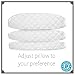 Perfect Posture - Premium Shredded Memory Foam Adjustable Pillow: NeverFlat Technology, Adjustable Loft, CoolTec Fabric, High Quality Materials (1-Count)
