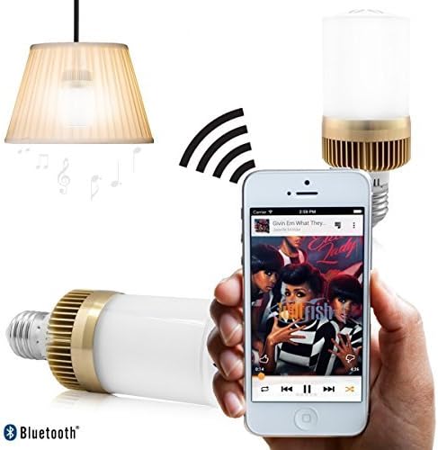 Twitfish® Boombox Bulb: All-in One Bluetooth Light Bulb & Speaker