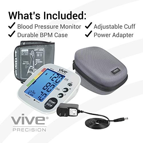 Vive Precision Blood Pressure Cuff Heart Rate Monitor Machine