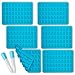 Gummy Molds Silicone Bear | Candy & Chocolate Mold Maker for Jello Gelatin Bears | Kids Party 6 Pack with 2 Bonus Droppers - 300 Cavities - Non Stick & BPA Free - By Lucentee
