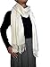 Opulent Luxury Women's Pashmina Cashmere Wrap Scarf Soft Shawl - 80 x 30-Inch - Ivory