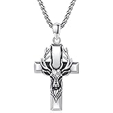YEESIA Cross Necklace for Men Women 925 Sterling Silver Christian Pendant Religious Jewelry Gift for Men Women.