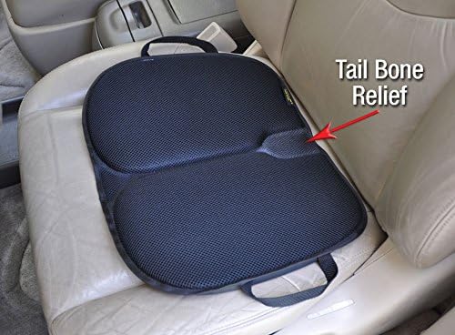 Driver Comfort by Skwoosh | Gel Seat Cushion w/ our patented TekPad system relieves low back pain, improves circulation, provides support for the Coccyx. Made in the USA. by Skwoosh