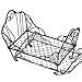 Miniature Fairy Garden Accessories - Elegant, Metal Scrolled Day Bed - Measures 4 Inches Long