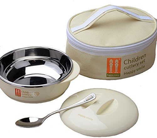 Bento Lunch Box With Insulated Thermos For Kids,Three piece suit