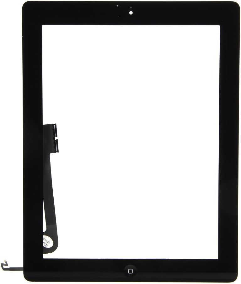 Aiiworld Touch Screen Digitizer Assembled with Home Button Strong Adhesive for iPad 4 4th Generation-Black