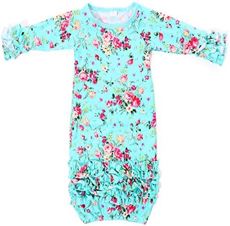 Infant Newborn Baby Girl Fold Lace Night Gowns Sleeping Bag Sleepwear
