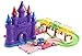 Toy Train Set Princess 51 PCS Toy Train Car & Track Playset w/ Battery Operated Toy Train, Accessories Educational Toy