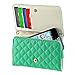 eForCity? Leather Cell Phone Wallet Case, Green